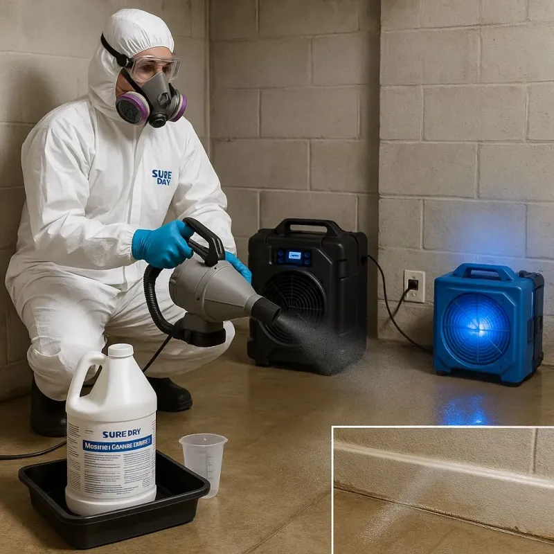 Sanitization and Odor Removal process in Grosse Pointe Shores, MI